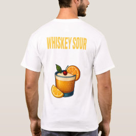 Camiseta Whiskey Sour T-Shirt – Classic Bourbon Cocktail