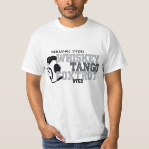 Camiseta Whiskey Tango Foxtrot - Humor de aviación