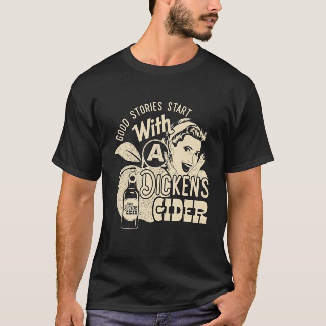 Camiseta Whiskey Y Bebe Apple Chica De Polvo Duro (Anverso)