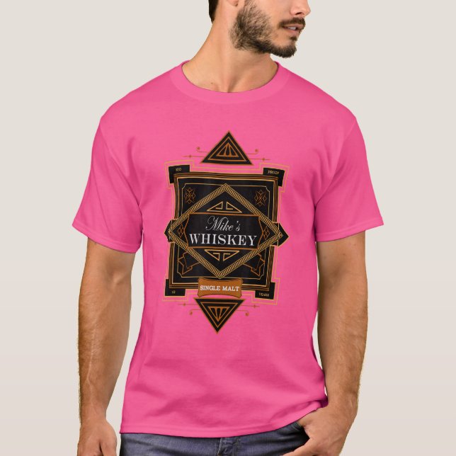 Camiseta Whisky de Mike's Single Malt Liqueur ayuda a 10 (Anverso)