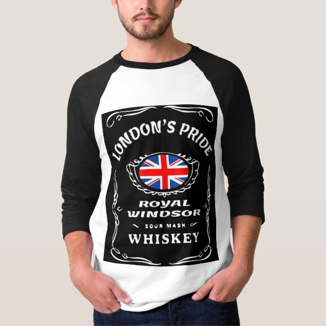Camiseta Whisky real de Windsor del orgullo de Londres (Anverso)