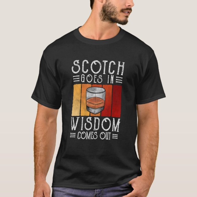 Camiseta Whisky Scotch sale En Sabiduría (Anverso)