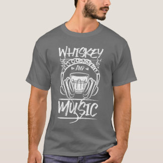 Camiseta whisky y amigos de la música