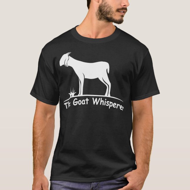 Camiseta Whisperer De Cabra Para Hombres Amantes De Cabra (Anverso)