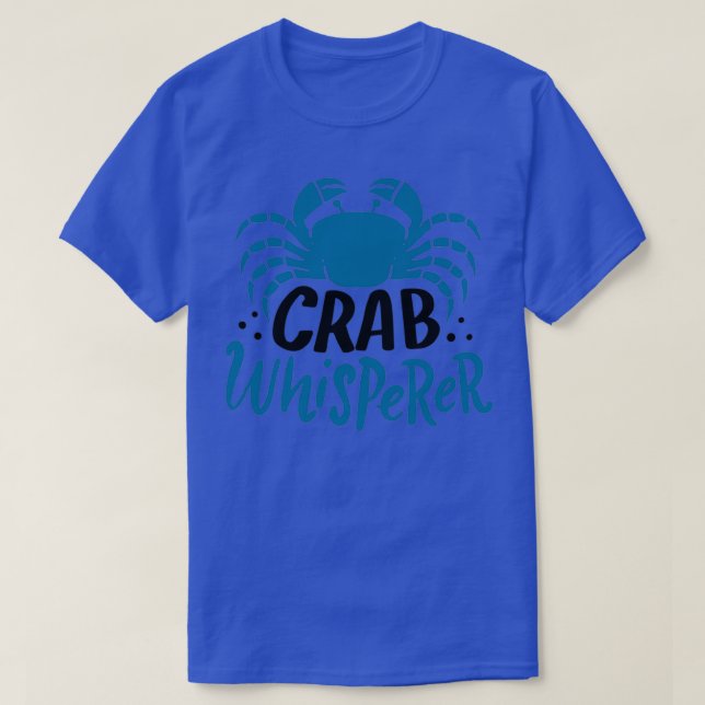 Camiseta Whisperer de cangrejo de cangrejo 2 (Diseño del anverso)
