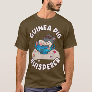 Camiseta Whisperer de cerdo de Guinea 615