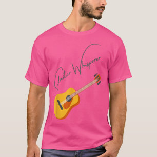 Camiseta Whisperer de guitarra, lámparas, guitarista de vio
