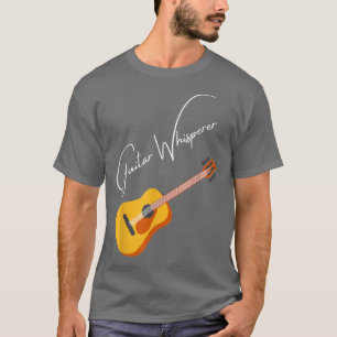 Camiseta Whisperer de guitarra, lámparas, guitarista de vio