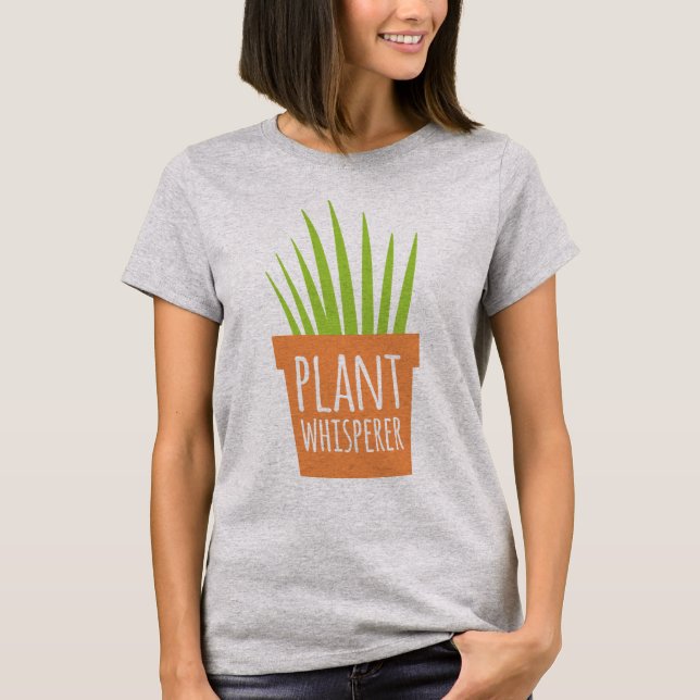 Camiseta Whisperer de la planta (Anverso)