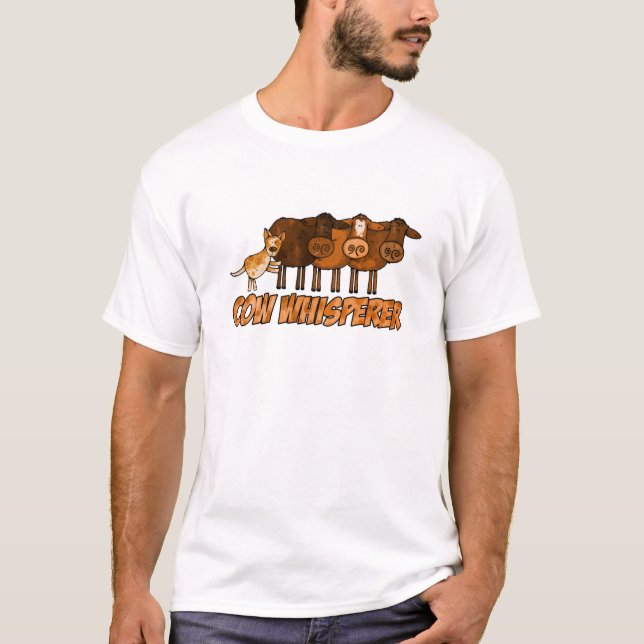 Camiseta whisperer de la vaca (Anverso)