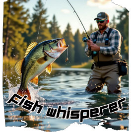 Camiseta Whisperer de pescado de época