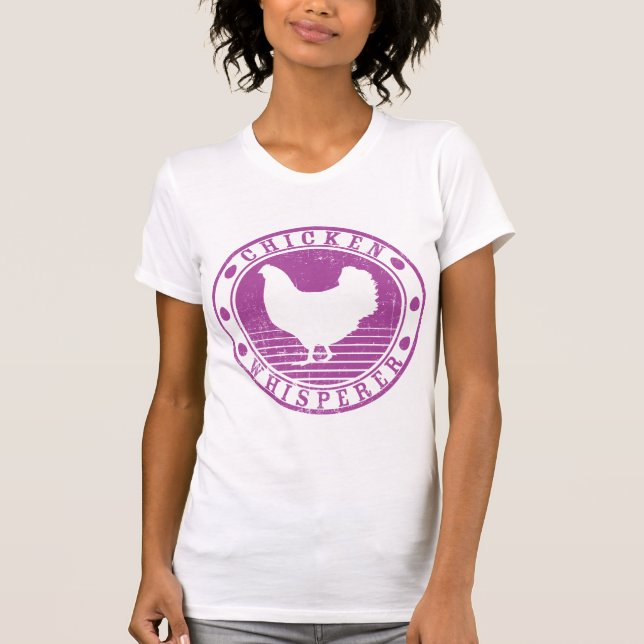 Camiseta Whisperer de pollo (capeado) (Anverso)