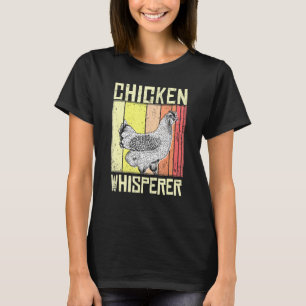 Camiseta Whisperer De Pollo Para Un Amo De Pollo Campesino