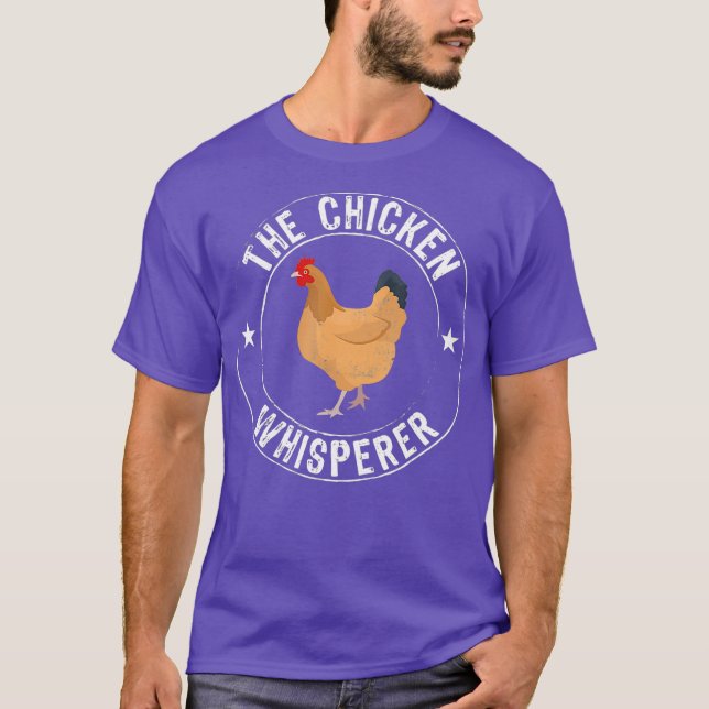 Camiseta Whisperer de pollo - Regalo de granjero agrícola (Anverso)