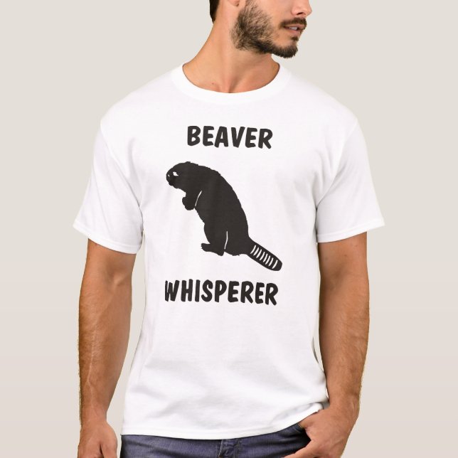 Camiseta whisperer del castor (Anverso)