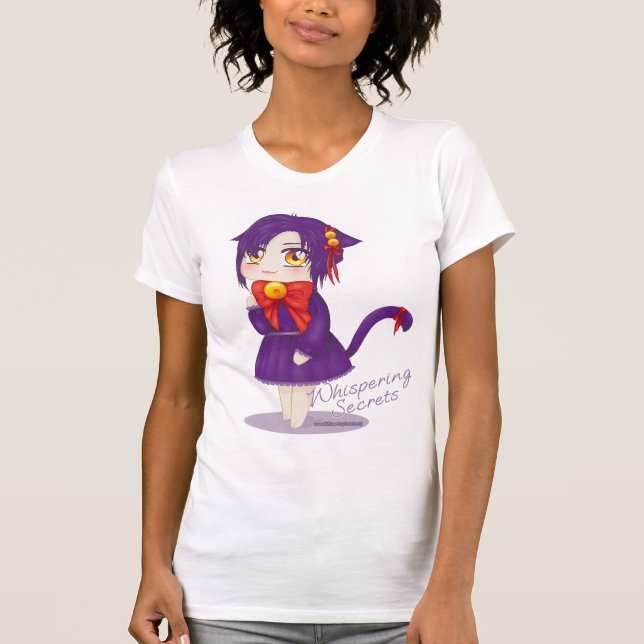 Camiseta Whispering Secrets mascota (Anverso)