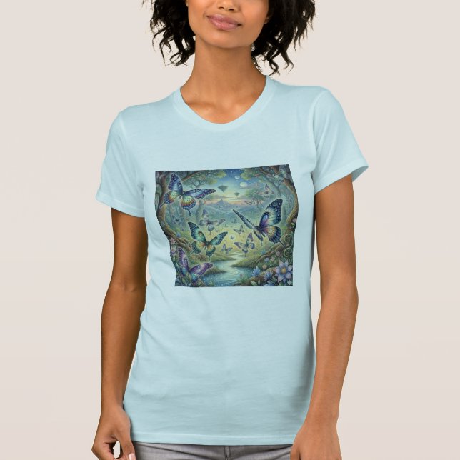 Camiseta Whispers of Wings-Mystical Butterfly Dream (Anverso)