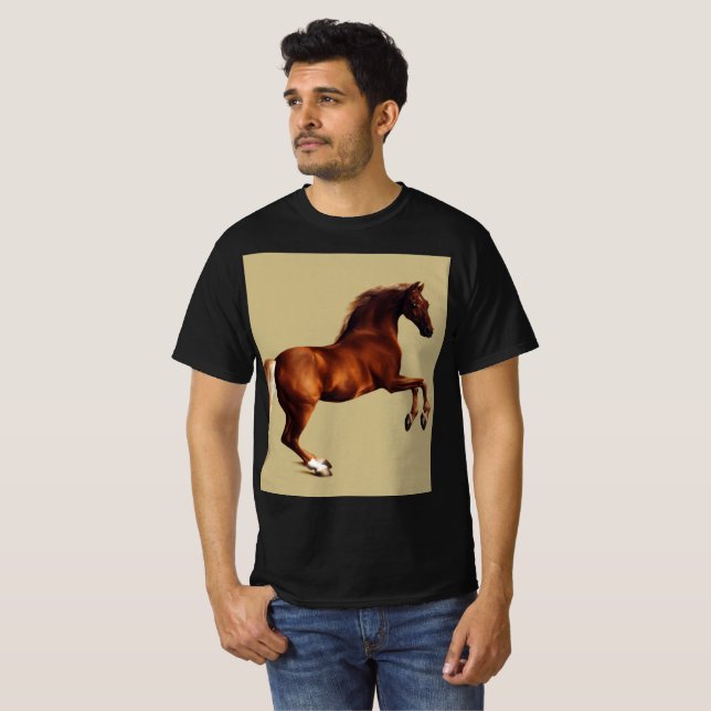 Camiseta Whistlejacket horse by George Stubbs (Anverso completo)