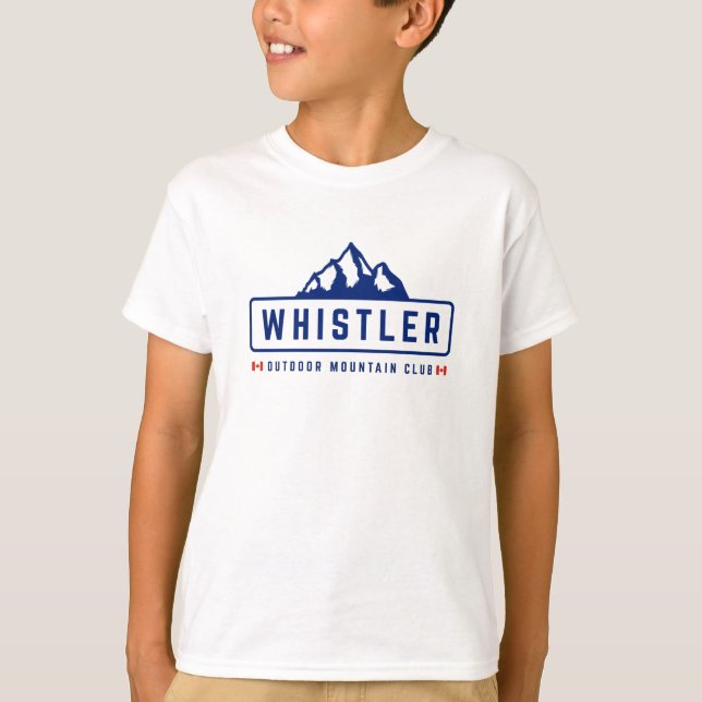 Camiseta Whistler al aire libre (Anverso)