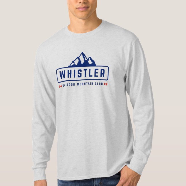 Camiseta Whistler al aire libre (Anverso)