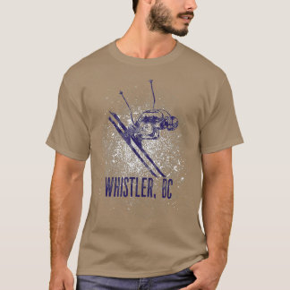 Camiseta Whistler BC Canada Downhill skii Village Ski
