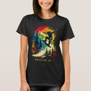 Camiseta Whistler Bc Canada Snowboarder Snowboard Resort