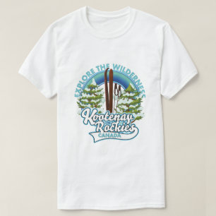Camiseta Whistler Canada, explora el área silvestre, logoti