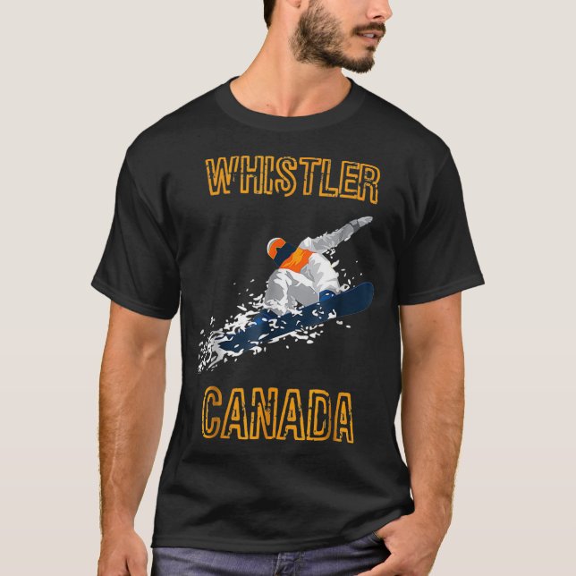 Camiseta Whistler Canada Extreme Sports Black Diamond Snowb (Anverso)