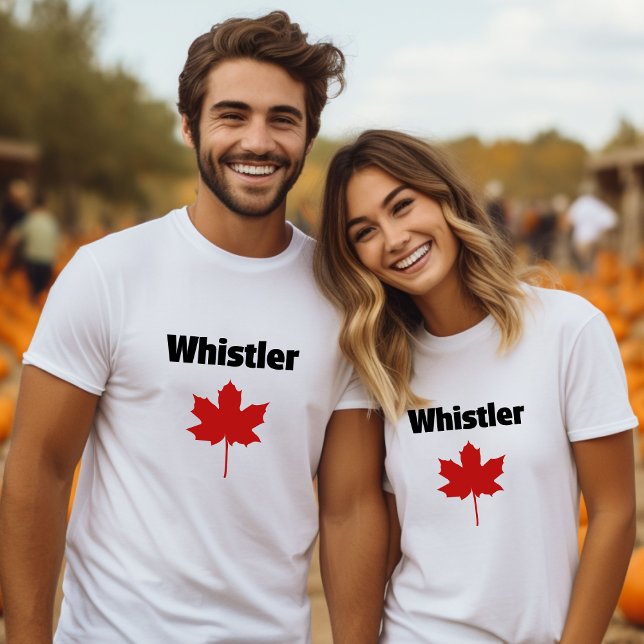 Camiseta Whistler Canada Natural Red Maple Leaf (Subido por el creador)