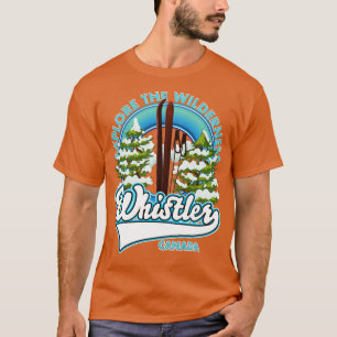 Camiseta Whistler Canadaexplora el esquí de la naturaleza