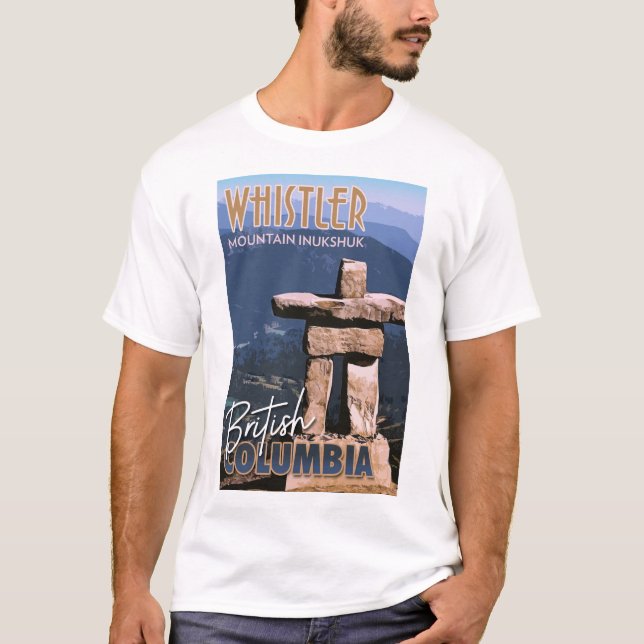 Camiseta Whistler inukshuk (Anverso)
