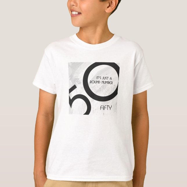Camiseta White 50 Decade Cumpleaños (Anverso)
