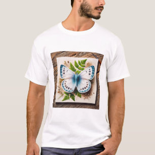 Camiseta White Butterfly in Natural Setting 200724IREF220 -