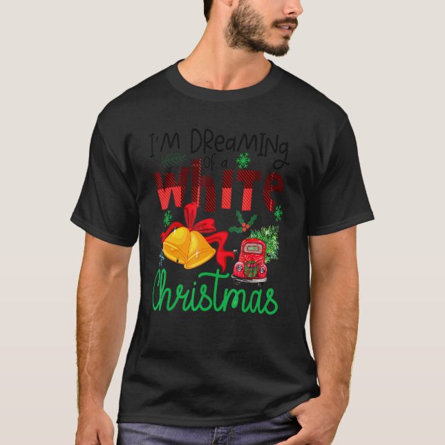 Camiseta White Christmas Family Pajamas  Xmas graphic (Anverso)
