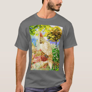 Camiseta White Cocktail Parrot