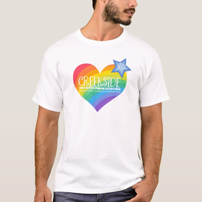 Camiseta white creekside logo (Anverso)
