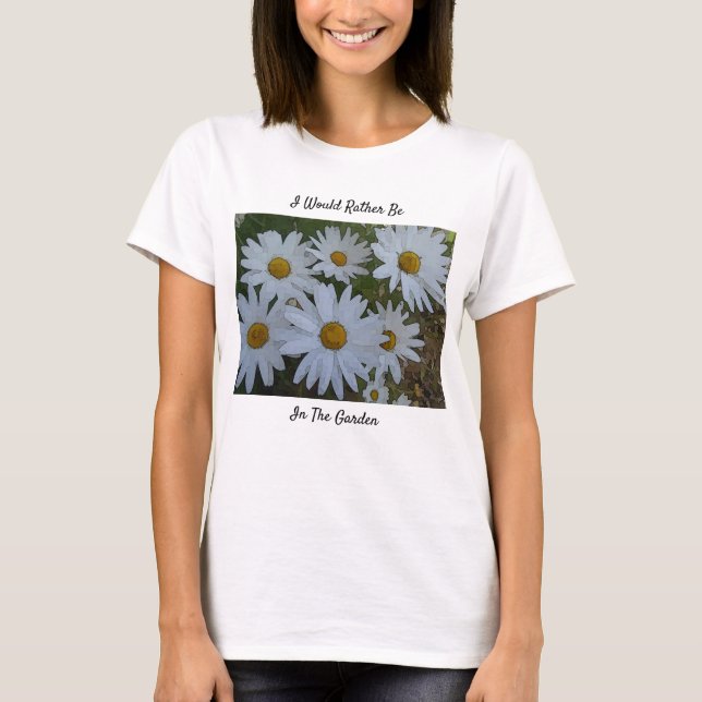 Camiseta White Daisies (Anverso)
