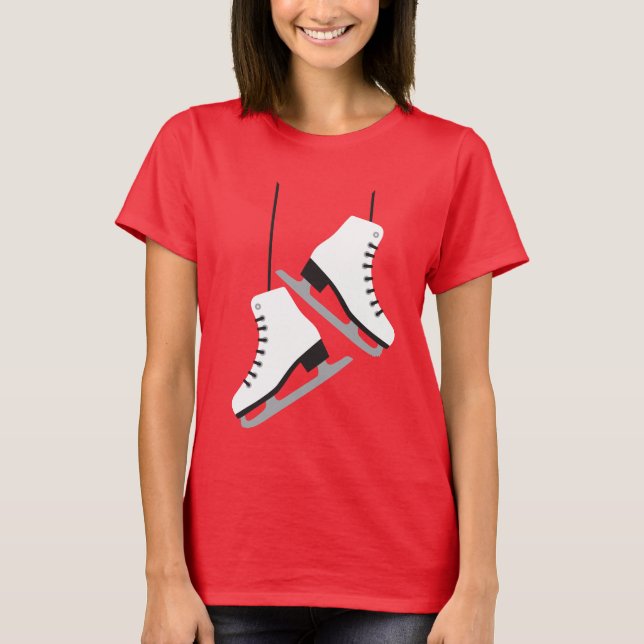 Camiseta White female Skates (Anverso)