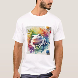 Camiseta White Frog 300824AREF140 - Watercolor