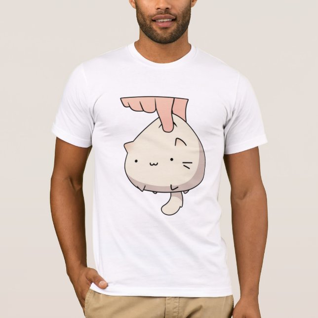 Camiseta White Kawaii Kitten (Anverso)