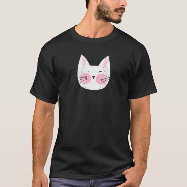 Camiseta White Kitty Cat (Anverso)