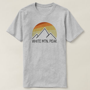 Camiseta White Mountain Peak California Retro