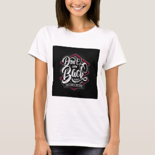 Camiseta White No Look Back Motivational Graphic