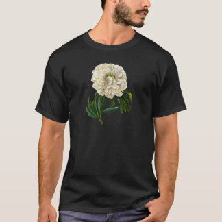 Camiseta White Peony de Pierre-Joseph Redoute
