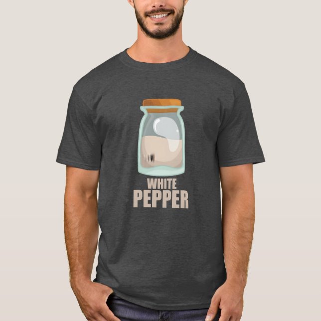 Camiseta White Pepper Spice Flavor Food Cooking boy (Anverso)