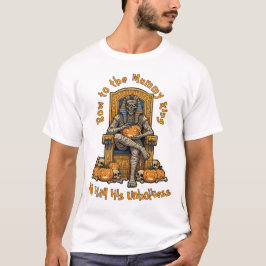 Camiseta 🤍 White Pharaoh Mummy Halloween Tee 🎃 👑