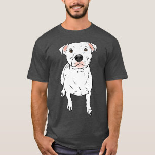 Camiseta White Pit Bull, White Pittie, Pit Bull Lover, Pit 