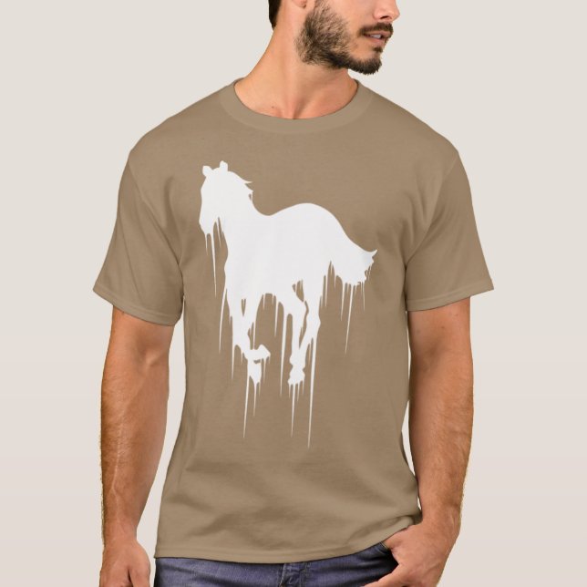 Camiseta White Pony Drip family (Anverso)