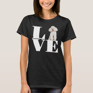 Camiseta White Poodle Lover Premium