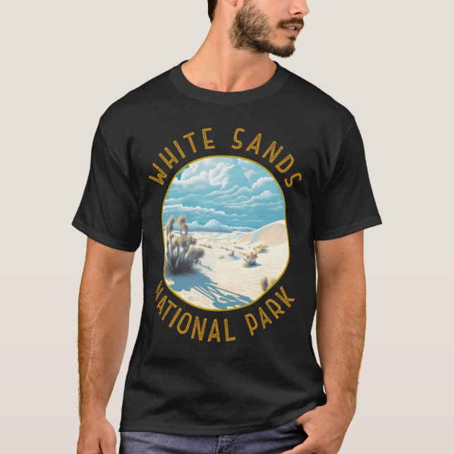 Camiseta White Sands National Park Distressed Circle _3  (Anverso)